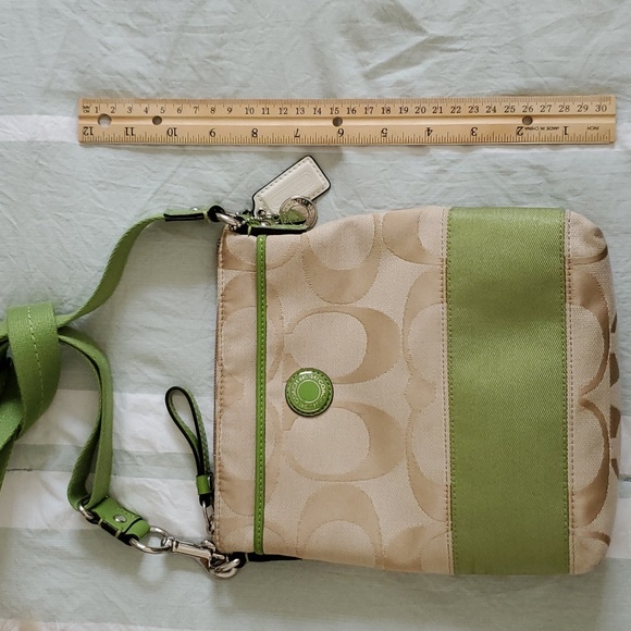 Coach Green Crossbody Purse - Picture 10 of 11